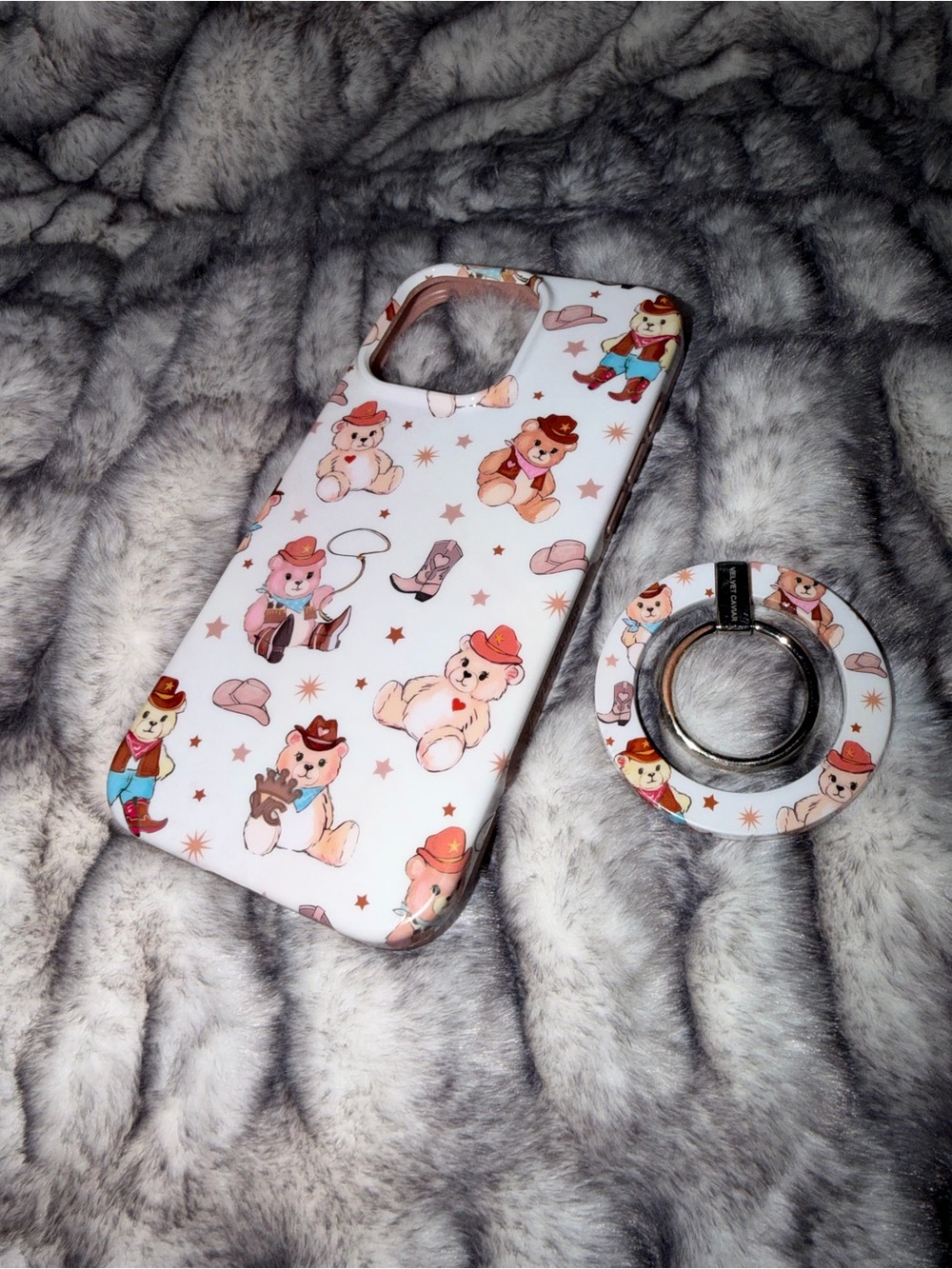 Velvet Caviar iPhone 16 Pro Max Cowboy Teddy phone case